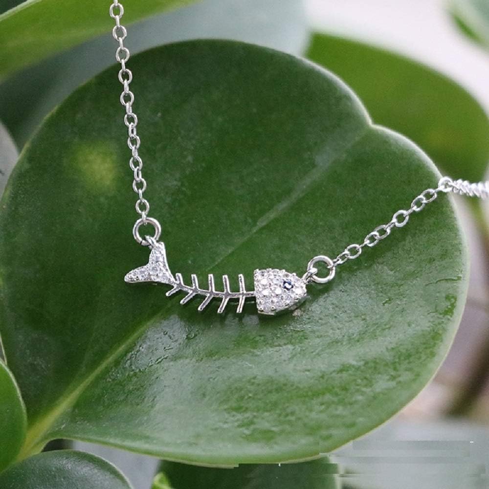 Fish Bones Shape Necklace