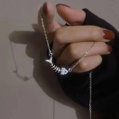 Fish Bones Shape Necklace