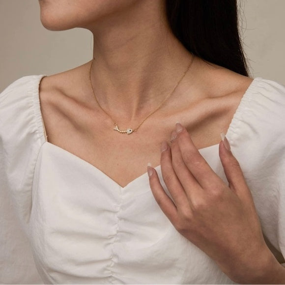 Fish Bones Shape Necklace